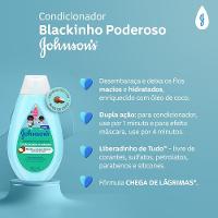 Condicionador E Máscara Infantil Para Cabelos Crespos Johnson’s Blackinho Poderoso 380ml