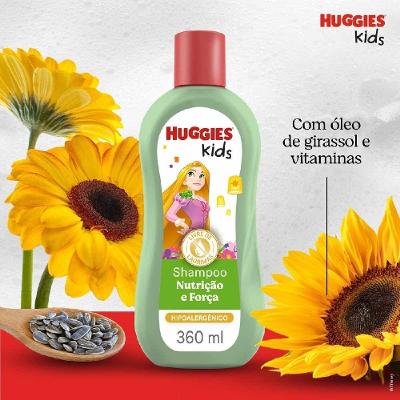 Shampoo Infantil Huggies Kids Nutrição E Força 360ml