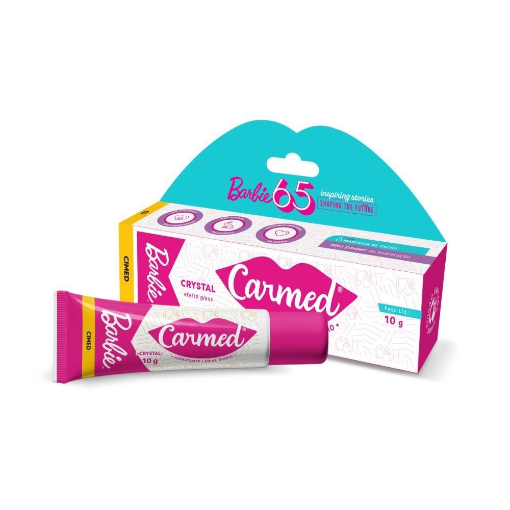 Hidratante Labial Carmed Barbie Crystal 10g - 1