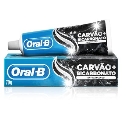 Creme Dental Oral-b Carvão + Bicarbonato De Sódio 70g
