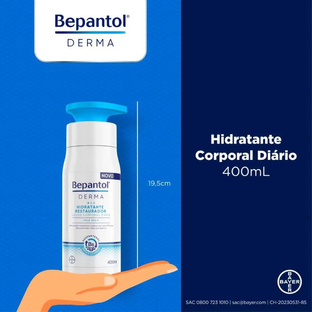 Hidratante Restaurador Diário 400ml + Creme Multirrestaurador 20g Bepantol Derma - 3