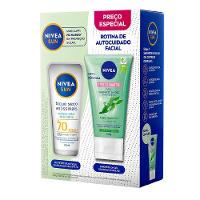 Kit Nivea Sun Facial Protetor Solar Fps70 40ml + Sabonete Em Gel 150g - 1