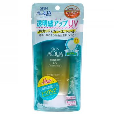 Protetor Solar Facial Skin Aqua Tone Up Mint Green Fps50 80g