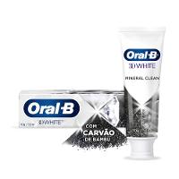 Creme Dental Oral-b 3d White Mineral Clean Carvão De Bambu 53ml/ 70g - 1