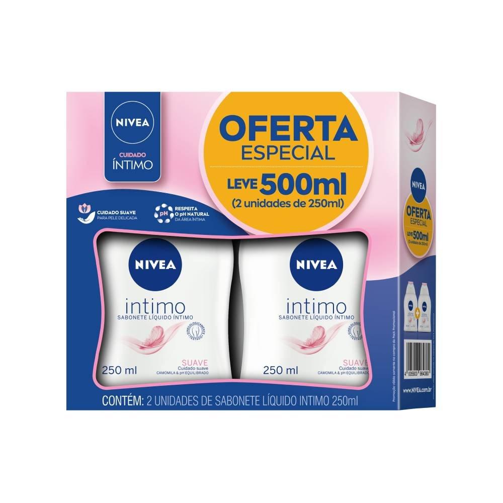 Sabonete Liquido Intimo Nivea Suave 250ml Com 2 Unidades - 2