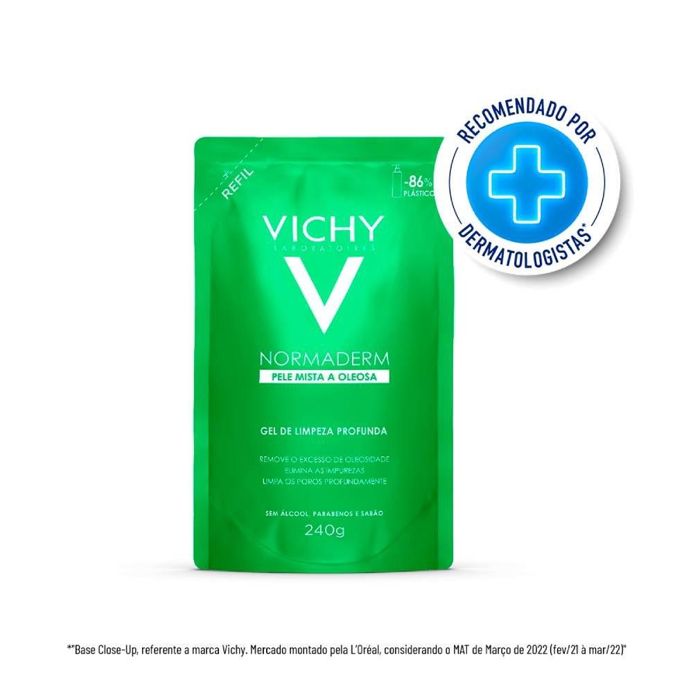 Gel De Limpeza Profunda Vichy Normaderm Pele Mista A Oleosa Refil 240g - 2