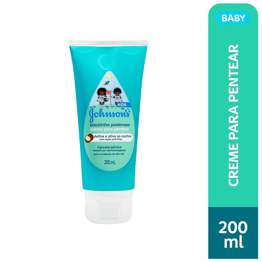 Creme Para Pentear Johnsons Kids Blackinho Poderoso 200ml - 4