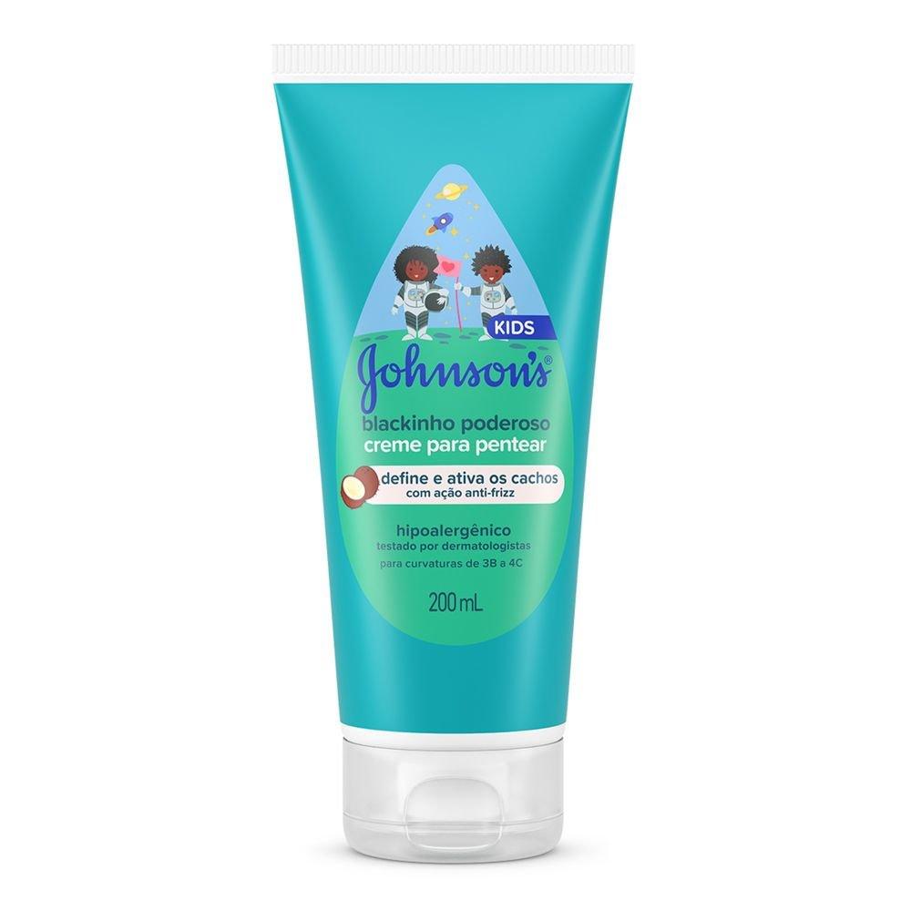 Creme Para Pentear Johnsons Kids Blackinho Poderoso 200ml - 2
