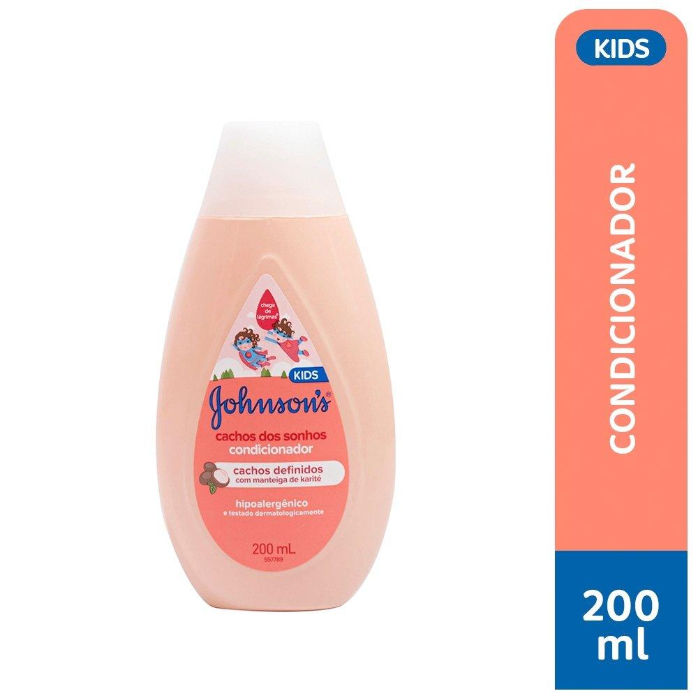 Condicionador Infantil Para Cabelos Cacheados Johnson’s Cachos Dos Sonhos 200ml - 3