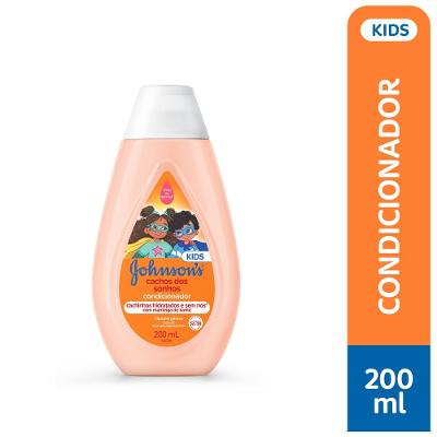 Condicionador Infantil Para Cabelos Cacheados Johnson’s Cachos Dos Sonhos 200ml
