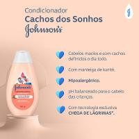 Condicionador Infantil Para Cabelos Cacheados Johnson’s Cachos Dos Sonhos 200ml