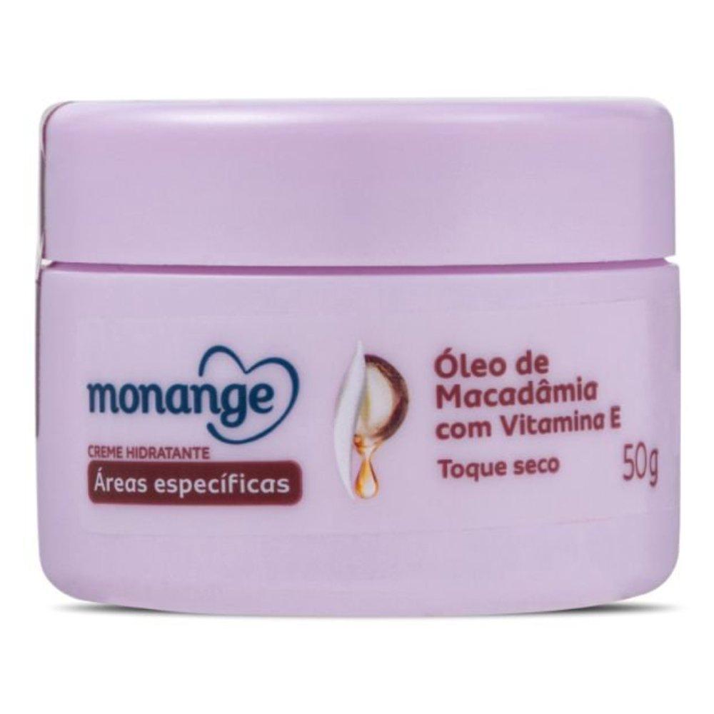 Creme Hidratante Monange Áreas Específicas Com Óleo De Macadâmia E Vitamina E 50g - 1