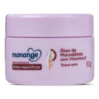 Creme Hidratante Monange Áreas Específicas Com Óleo De Macadâmia E Vitamina E 50g - 1