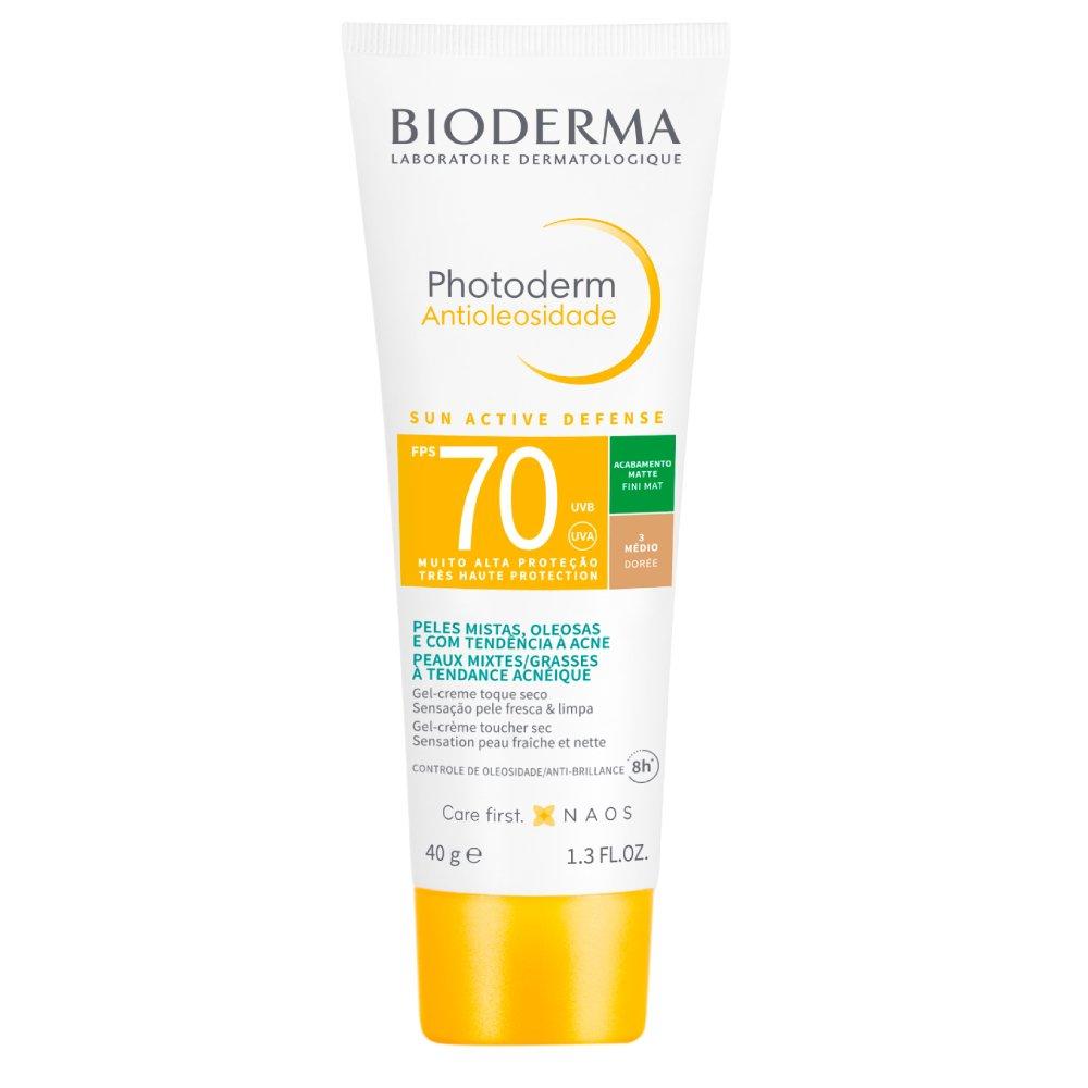 Protetor Solar Facial Bioderma Photoderm Antioleosidade 3.0 Médio Fps70 40g - 2