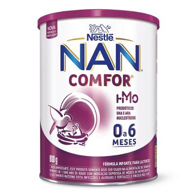 Fórmula Infantil Nestlé Nan Comfor Hmo De 0 A 6 Meses 800g