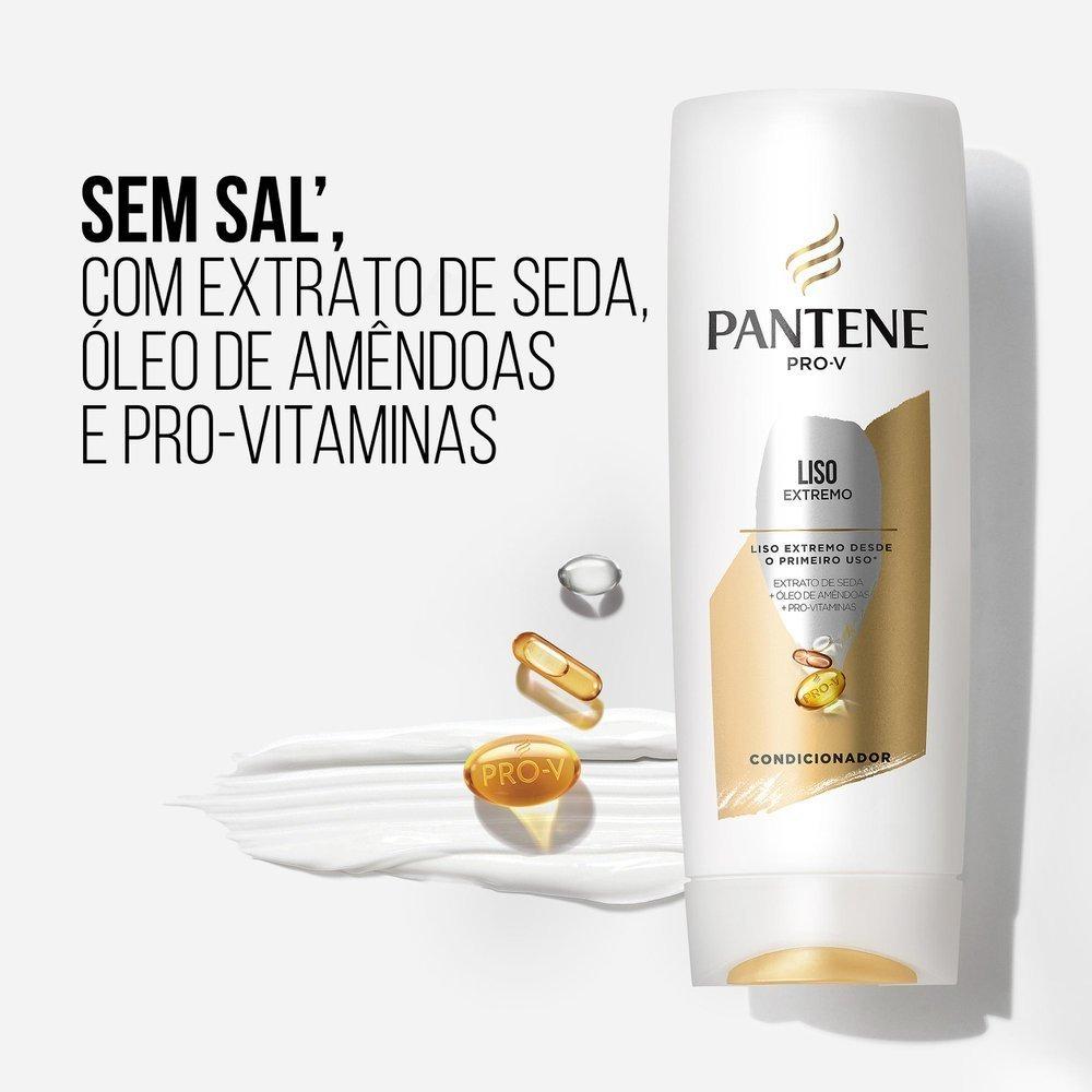 Kit Pantene Liso Extremo Shampoo 350ml + Condicionador 175ml - 4