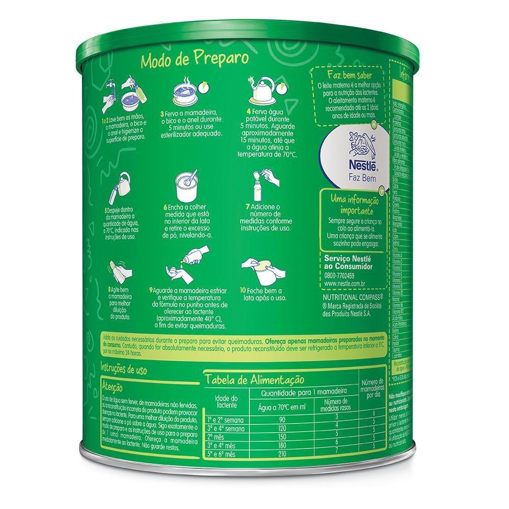 Fórmula Infantil Nestlé Nestogeno 1 800g - 2