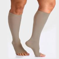 Meia Sigvaris Select Comfort Premium Panturrilha Compressão 20-30 Mmhg M Normal Pont Aberta Nat Esc - 1