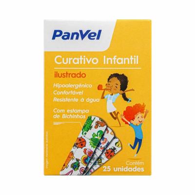 Curativo Infantil Panvel Com 25 Unidades