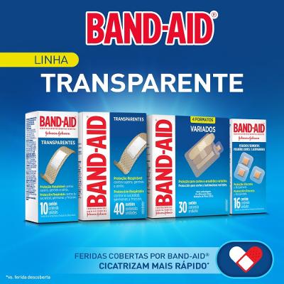 Curativos Band Aid Pequenos Ferimentos 16 Unidades