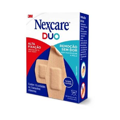 Curativo Nexcare Duo Variados Com 10