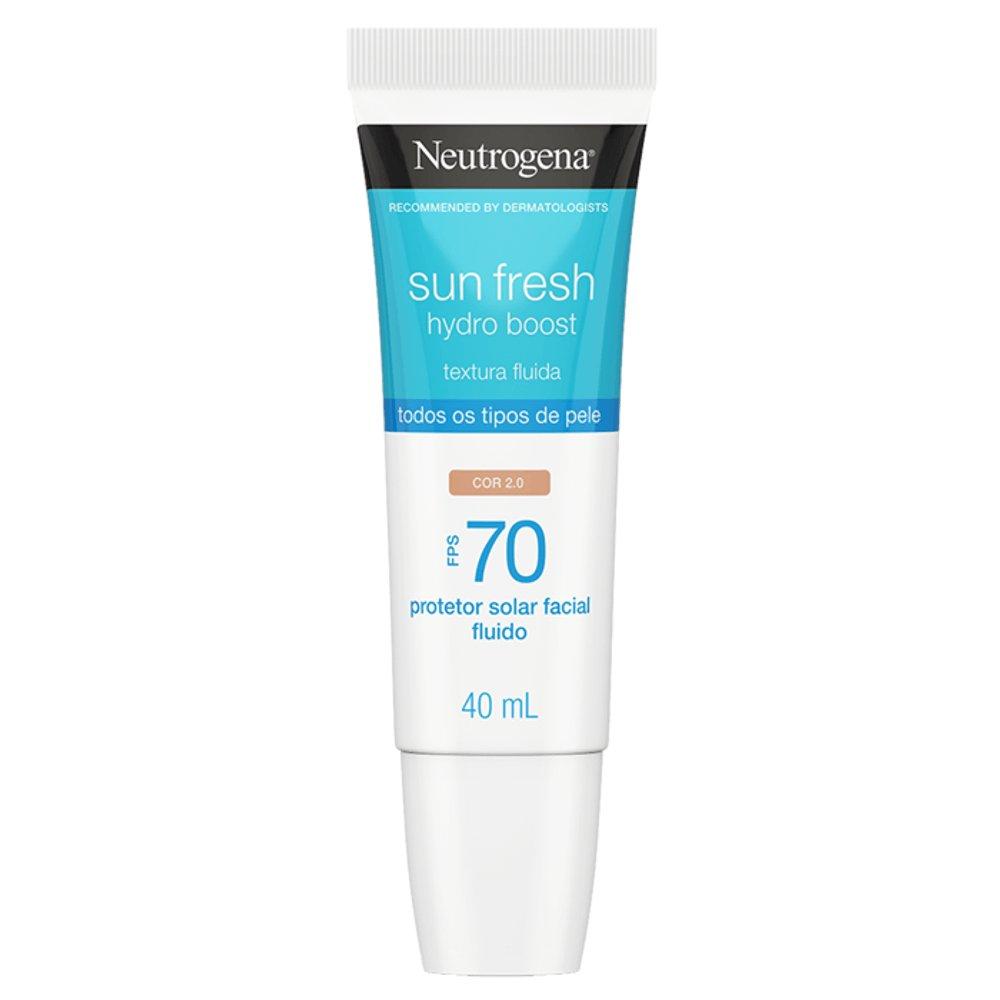 Protetor Solar Facial Neutrogena Sun Fresh Hydro Boost Cor 2.0 Fps70 40ml - 1