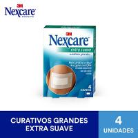 Curativos Nexcare Grandes Extra Suave Com 4unidades - 1