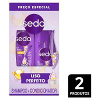 Kit Seda Liso Perfeito Shampoo 300ml + Condicionador 190ml - 1