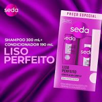 Kit Seda Liso Perfeito Shampoo 300ml + Condicionador 190ml