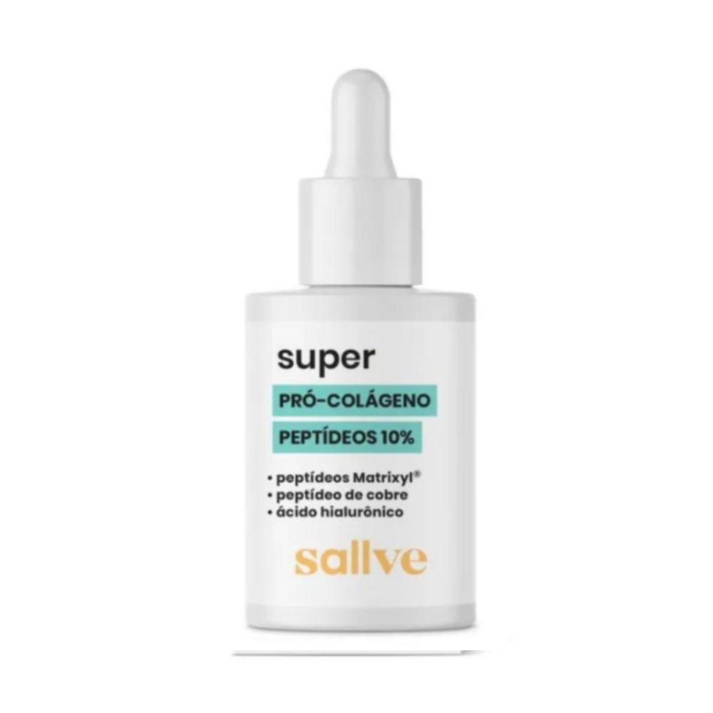 Sérum Facial Anti-idade Super Pró-colágeno Peptídeos 10% Sallve 30ml - 4