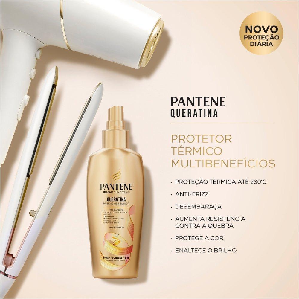 Spray Protetor Térmico Capilar Pantene Pro-v Queratina 160ml - 4
