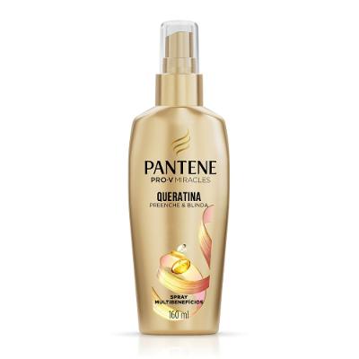 Spray Capilar Multibenefícios Pantene Pro-v Miracles Queratina Preenche E Blinda 160ml
