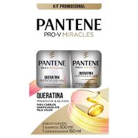 Kit Pantene Pro-v Queratina Shampoo 300ml + Condicionador 150ml - 1