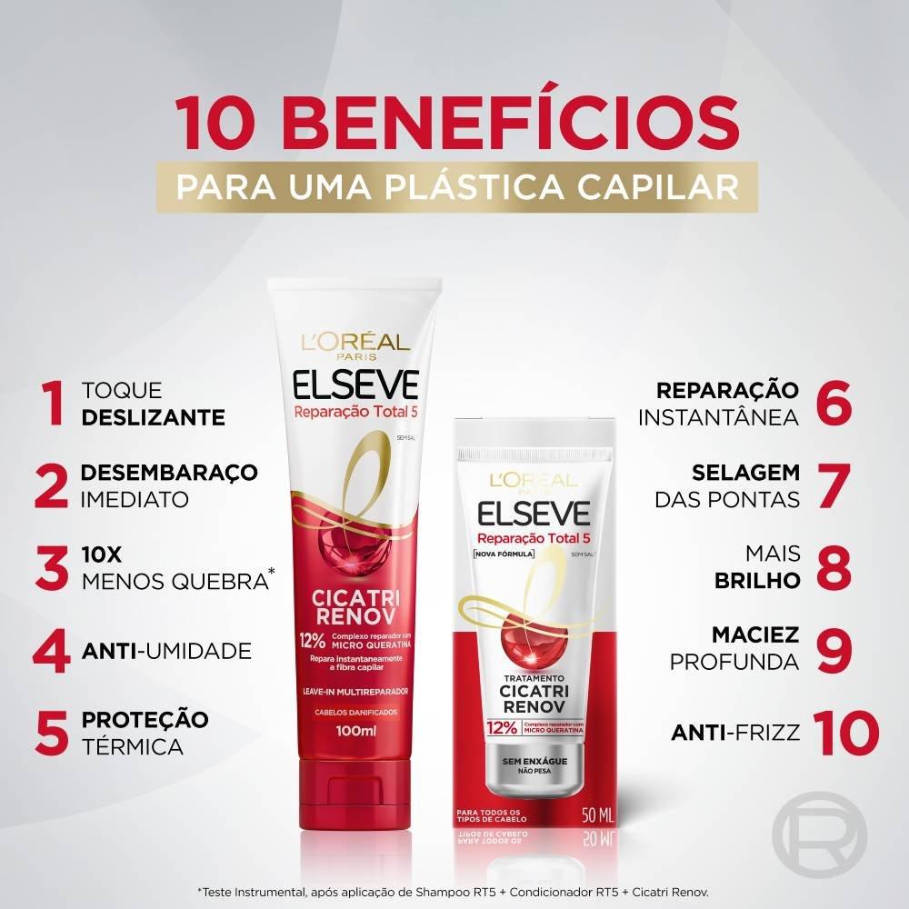 Leave-in Tratamento Capilar Elseve Cicatri Renov Loréal Paris 100ml - 4