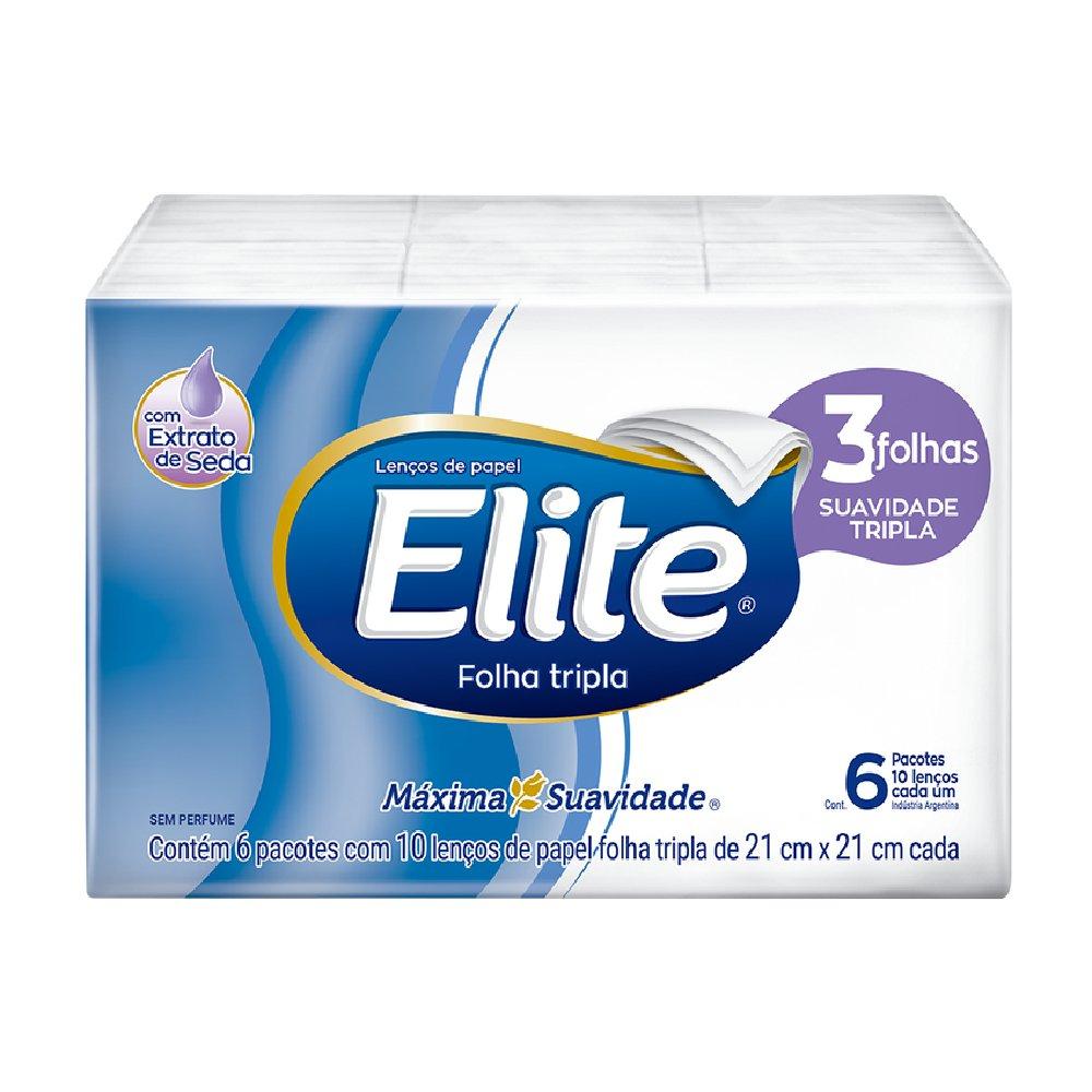 Lenço De Papel Elite Pocket Com 6 Unidades - 1