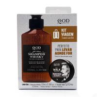 Kit Qod Barber Shop Shampoo Whisky 100ml + Pomada Modeladora Capilar Walk 7g - 5