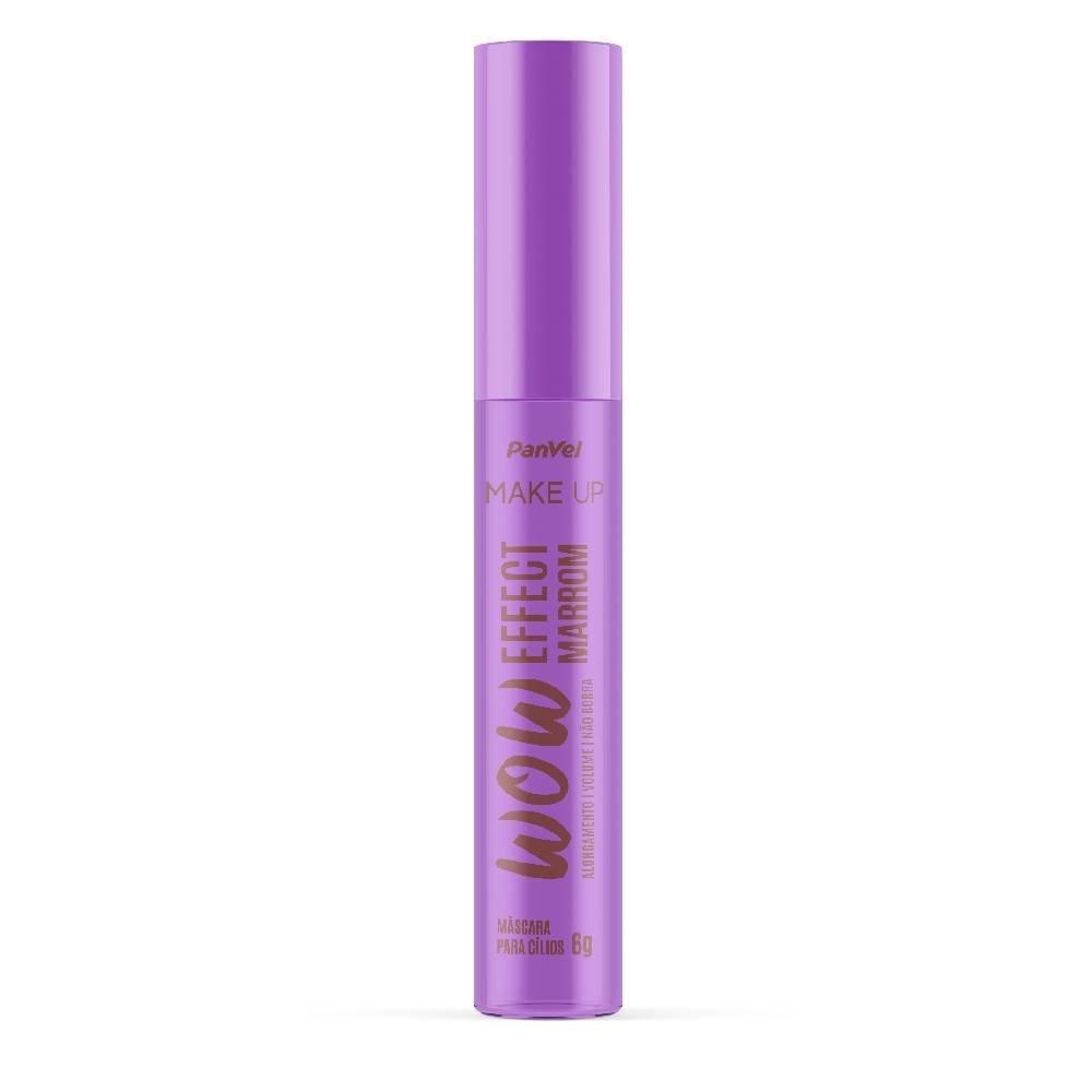 Máscara De Cílios Wow Panvel Make Up Marrom 6g - 1