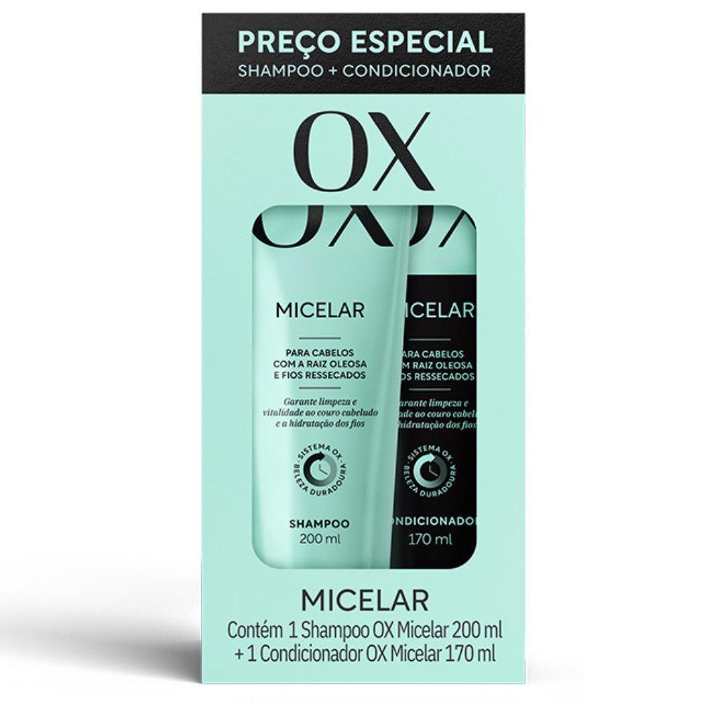 Kit Ox Micelar Shampoo 200ml + Condicionador 170ml - 1