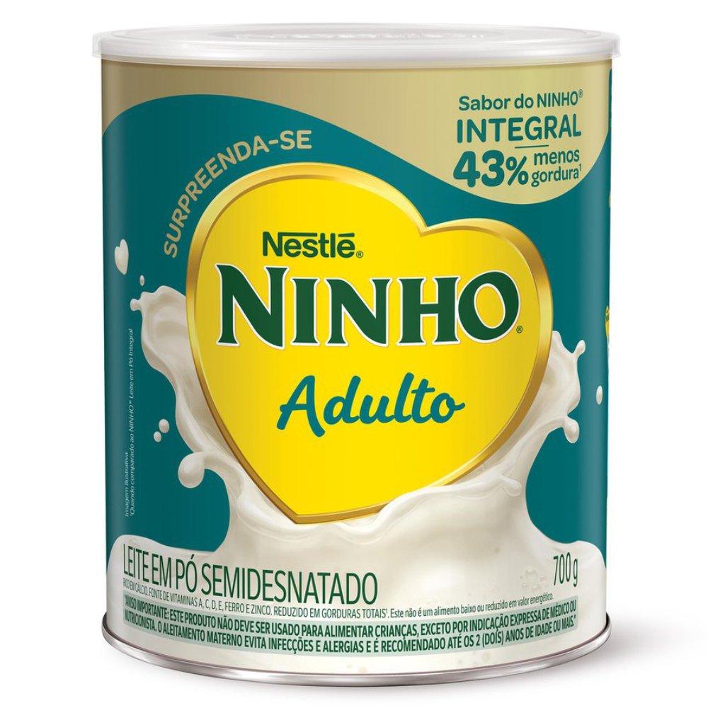 Leite Em Pó Semidesnatado Ninho Adulto 700g - 1