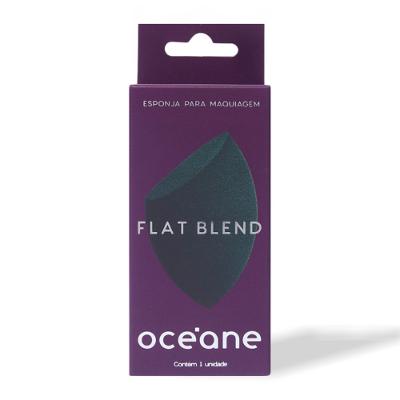 Esponja Para Maquiagem Océane Flat Blend Verde 1 Unidade