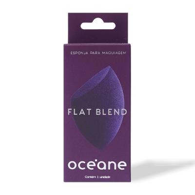 Esponja Para Maquiagem Océane Flat Blend Roxo 1 Unidade