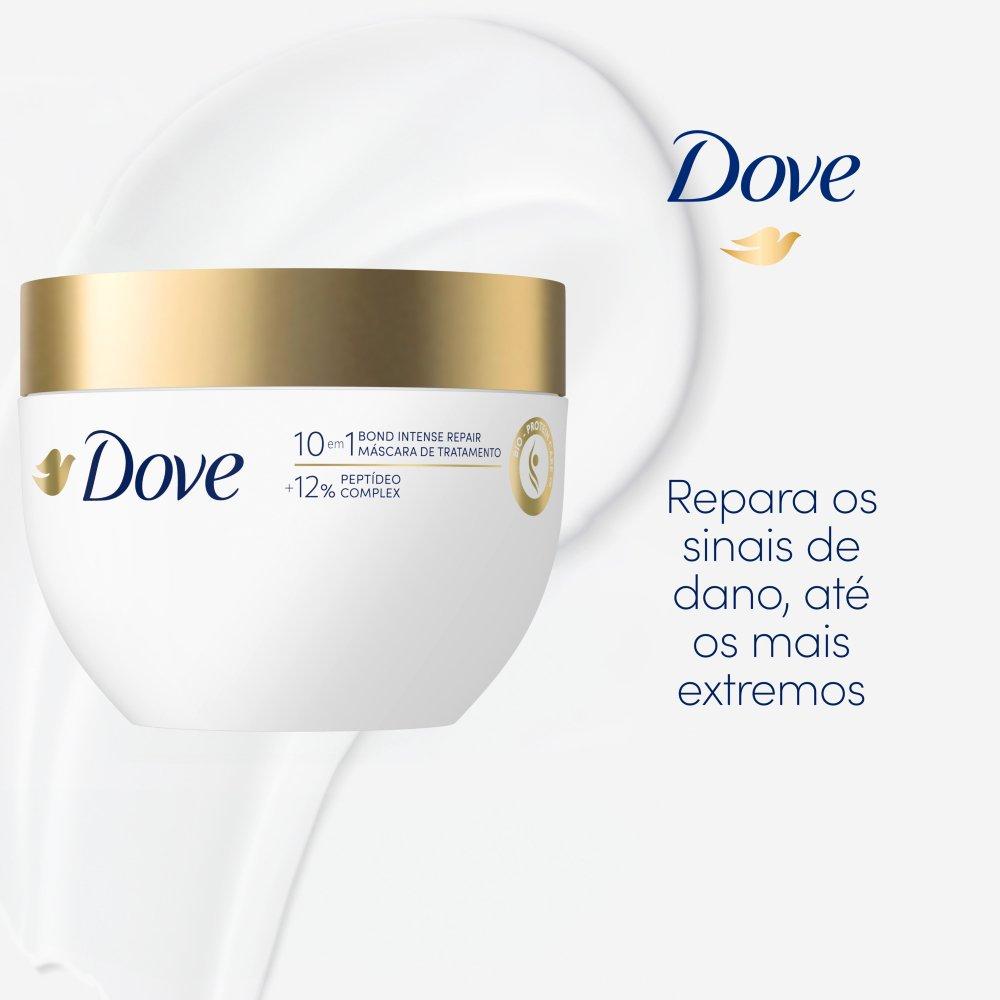 Máscara De Tratamento Capilar Dove 10 Em 1 Bond Intense Repair + Peptídeo 250g - 10
