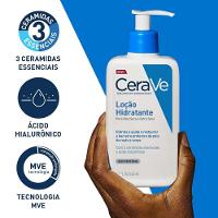 Creme Hidratante Corporal Cerave Ácido Hialurônico Ceramidas Para Pele Seca 340ml