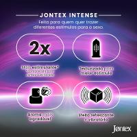 Preservativo Jontex Lubrificado Intense Com 4 Unidades - 3