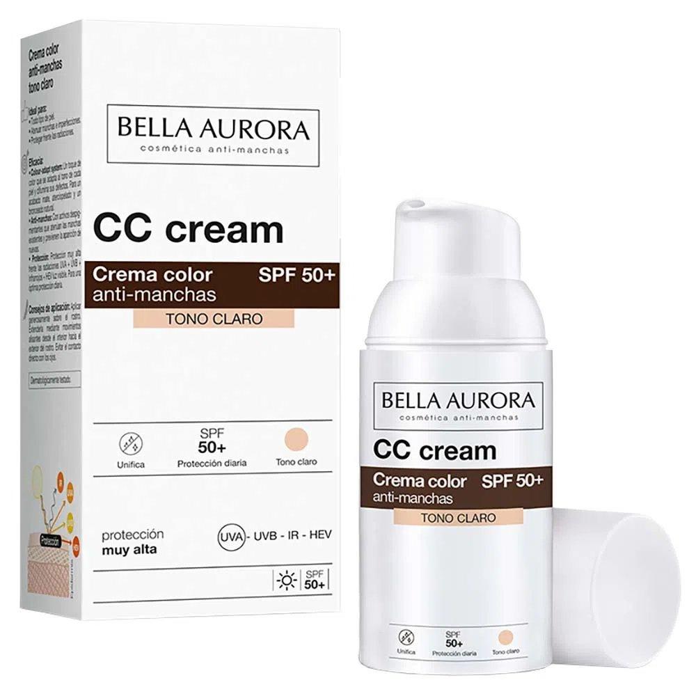 Creme Anti-manchas Bella Aurora De Alta Proteção E Toque De Cor Tonalidade Clara Fps 50 30ml - 1
