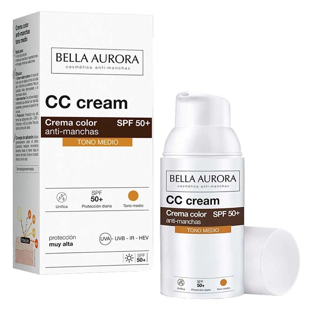 Creme Anti-manchas Bella Aurora De Alta Proteção E Toque De Cor Tonalidade Media 30ml - 1