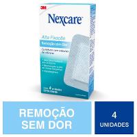 Curativo Alta Fixaçao Nexcare Remoçao Sem Dor Extra Grande Com 4 - 1