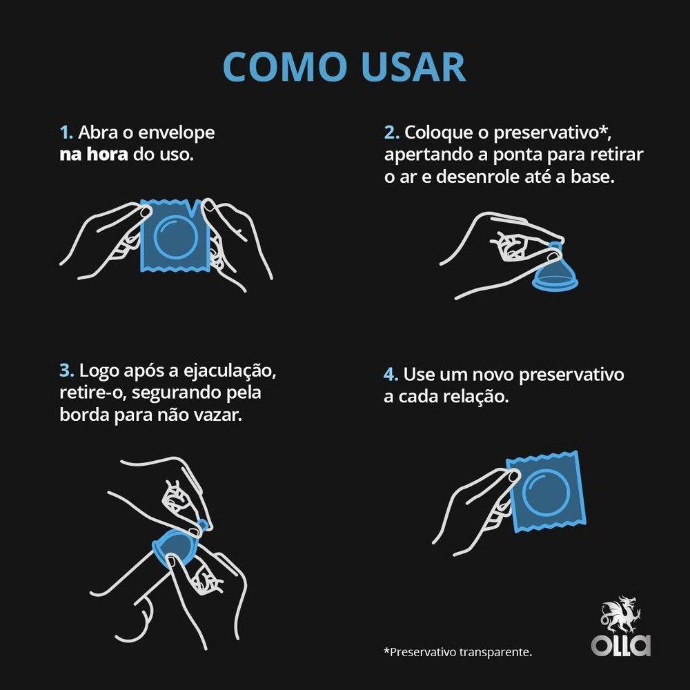 Preservativo Olla Sensitive Com 16 Unidades - 3