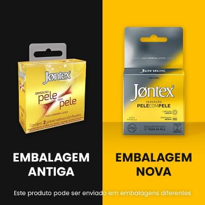 Preservativo Jontex Sensação Pele Com Pele Com 2 Unidades