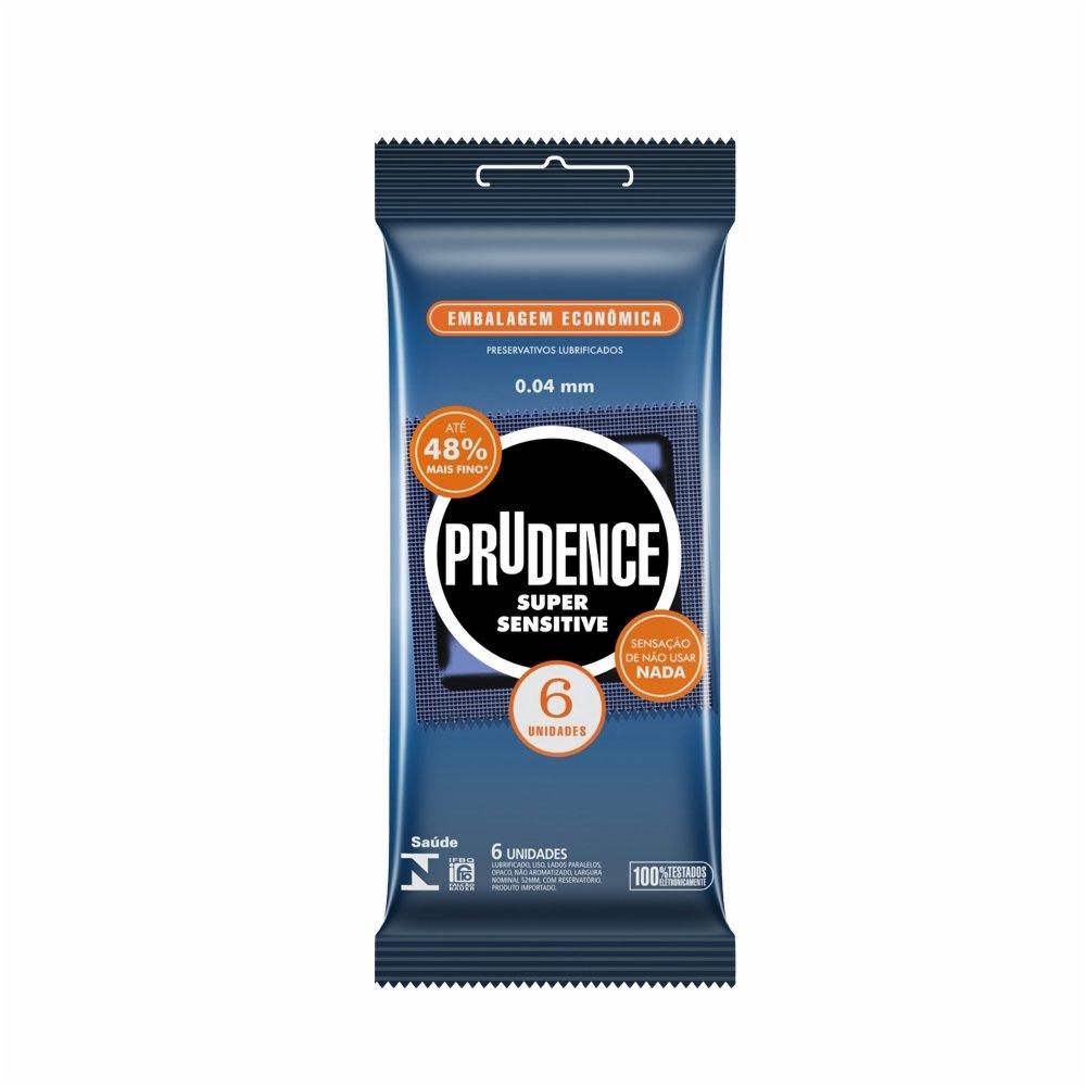 Preservativo Prudence Super Sensitive 6un - 1